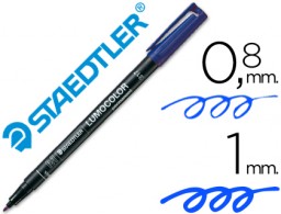 Rotulador retroproyección Staedtler Lumocolor 317 punta fina tinta azul